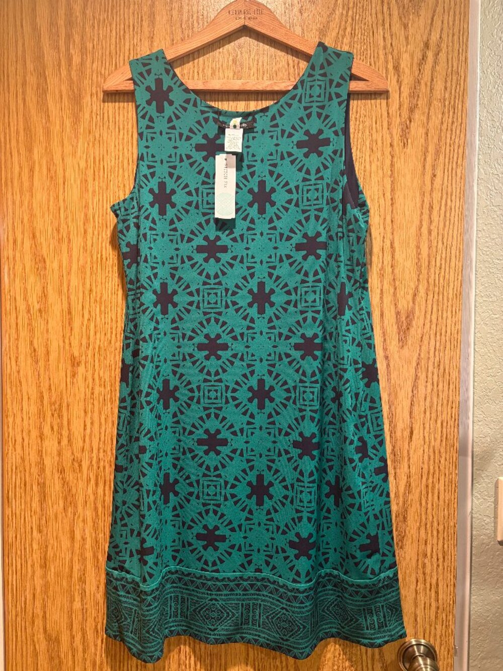 41 Hawthorn Perissa Reversible Dress Green Navy NWT Size L